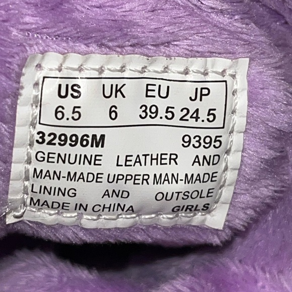 Women’s Timerland snow boots size 6.5 faux fur suede genuine leather purple - Picture 6 of 6